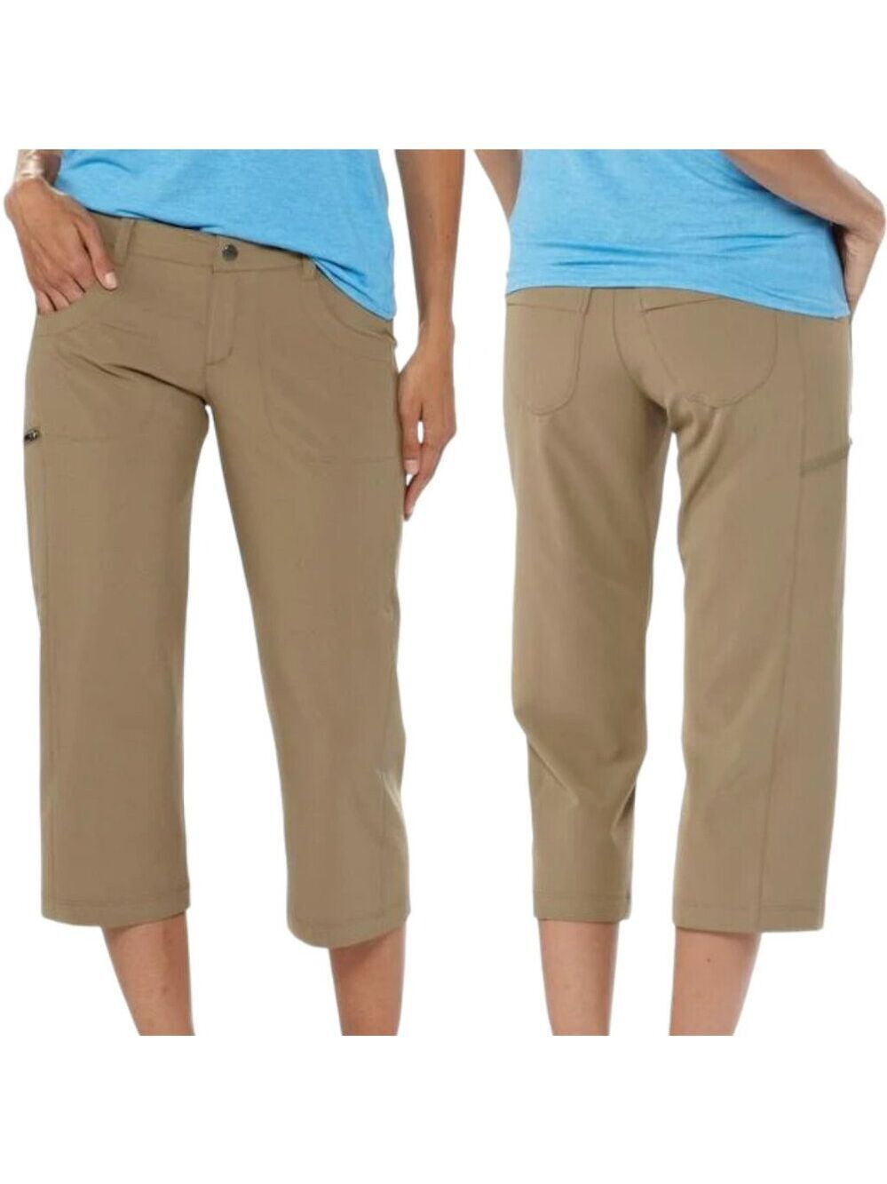 Patagonia Happy Hike Capris - Ash Tan - 8